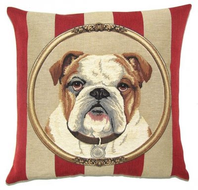 Engelsk bulldogg kuddfodral