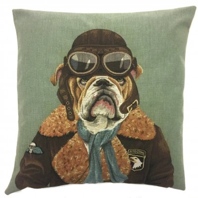 Engelsk bulldogg kuddfodral