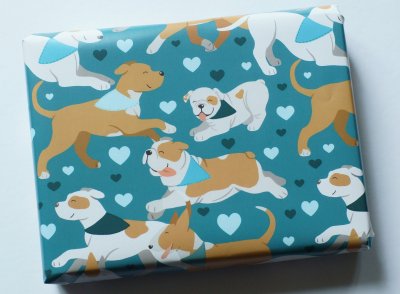 Bullraser presentpapper 70x30 cm