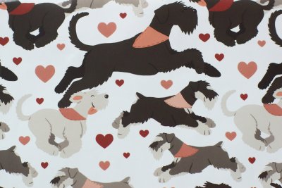 Schnauzers presentpapper 70x30 cm