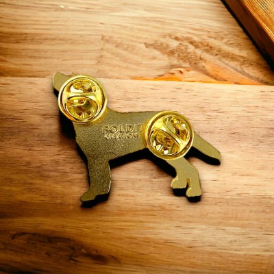 Labrador retriever (svart) pin av emalj