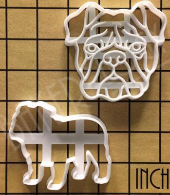 Engelsk bulldogg kakform