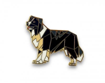 Border collie emaljpin