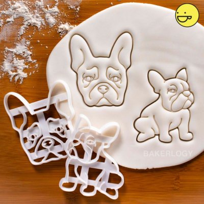 Fransk bulldogg kakform