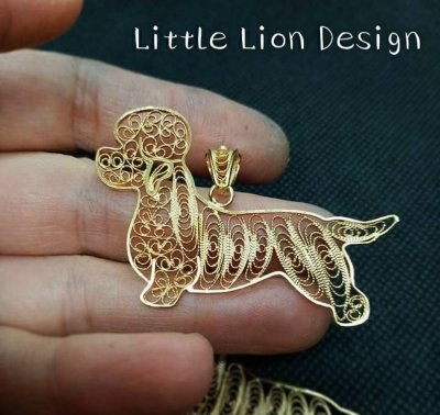 Dandie dinmont terrier smycke olika varianter 1 Lion