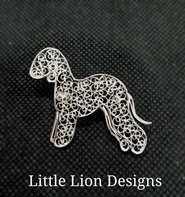 Bedlingtonterrier smycke olika varianter 1 Lion