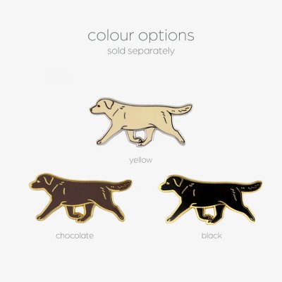 Labrador emaljpin