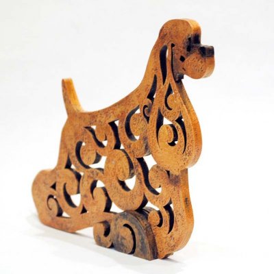 Amerikansk cocker spaniel rysk figurin