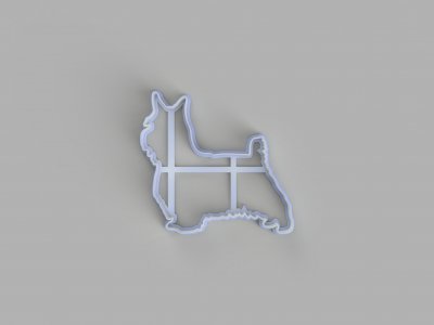 Silky terrier kakform