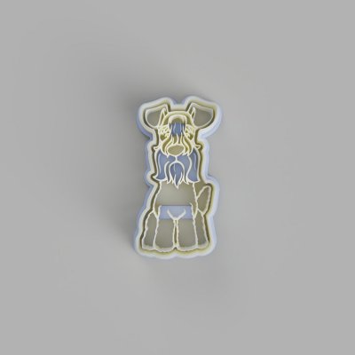 Kerry blue terrier kakform bakform