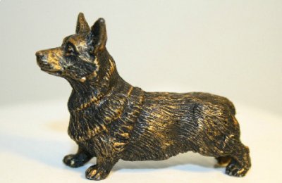 Welsh corgi pembroke tennfigur
