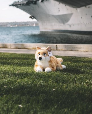 Varghund mjukisdjur 55 cm Rosalie Prime Shiba