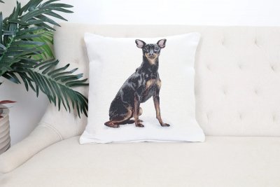 Dvärgpinscher kuddfodral