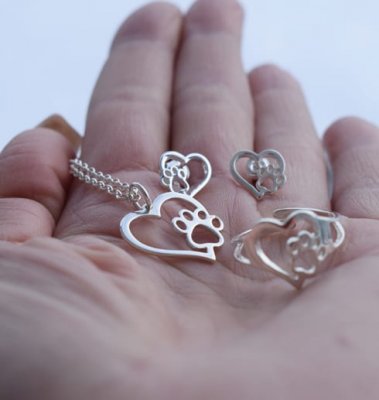 In my heart smyckesset (halsband, örhängen, ring) ALTI