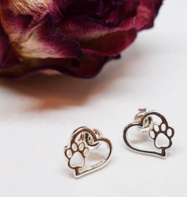 In my heart silverörhängen ALTI