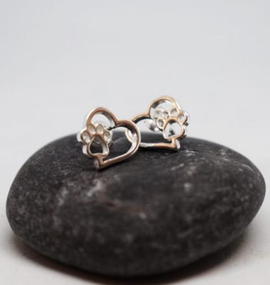 In my heart silverörhängen ALTI