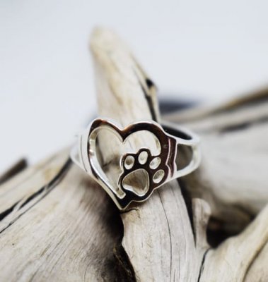 In my heart silverring ALTI