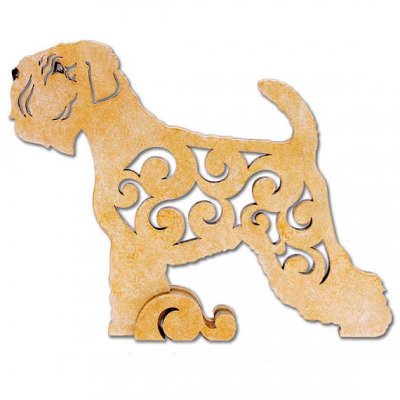 Irish softcoeated wheaten terrier figurin