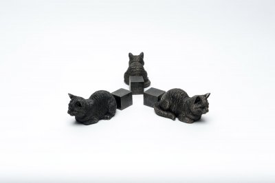 Katt sovandes 2 krukfötter 3-pack