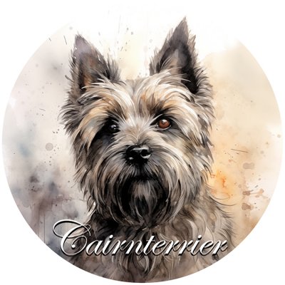 Cairnterrier bildekal 3 BB