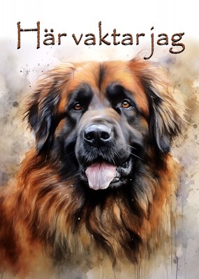 Leonberger skylt