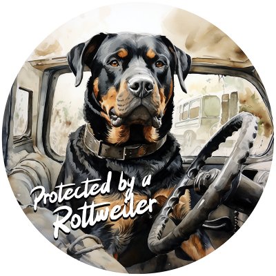 Rottweiler bildekal