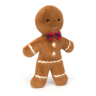 Pepparkaksgubbe mjukisdjur Jolly Gingerbread Fred Large Jellycat