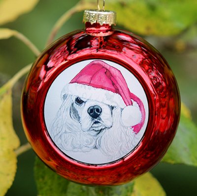 Julkula med hundmotiv