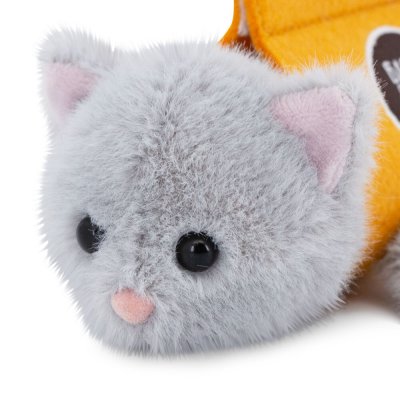 Kattunge mjukisdjur Milo&Millie 13 cm grå