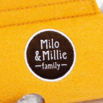 Kattunge mjukisdjur Milo&Millie 13 cm grå
