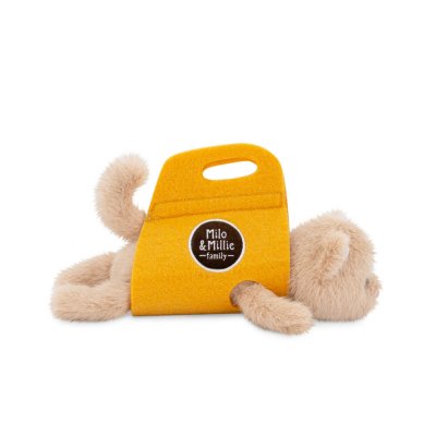 Kattunge mjukisdjur Milo&Millie 13 cm beige