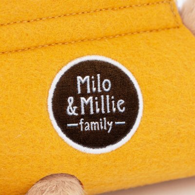 Kattunge mjukisdjur Milo&Millie 13 cm beige