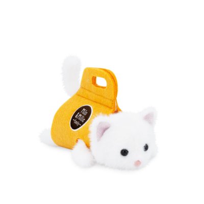 Kattunge mjukisdjur Milo&Millie 13 cm vit