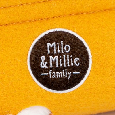 Kattunge mjukisdjur Milo&Millie 13 cm vit