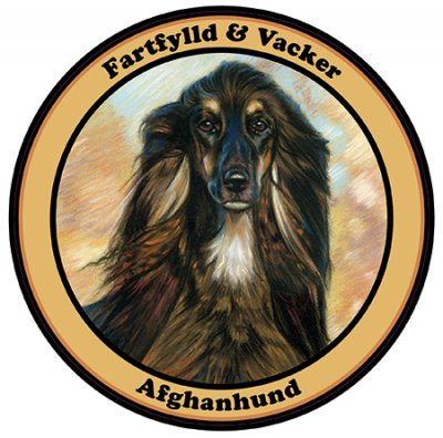 Afghanhund bildekal