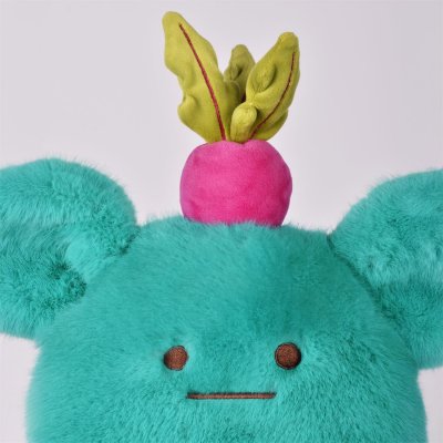 Billie Rädisa mjukisdjur 60 cm MIAM ! bleu océan radis DouDou