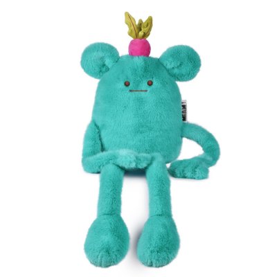Billie Rädisa mjukisdjur 60 cm MIAM ! bleu océan radis DouDou