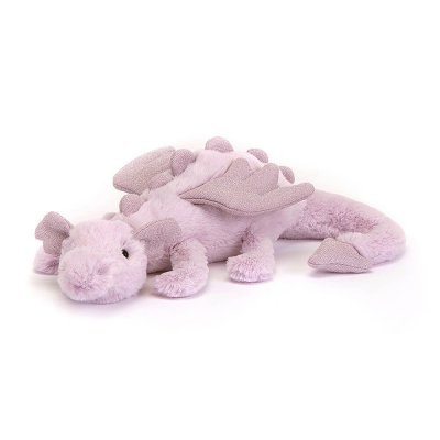 Drake mjukisdjur Lavender Dragon Little Jellycat