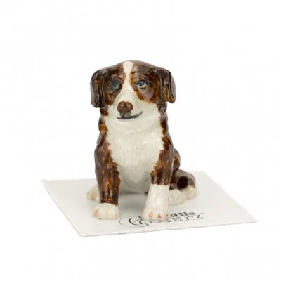 Australian shepherd miniatyr porslinsfigur Auburn