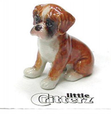 Boxer miniatyr porslinsfigur Buddy