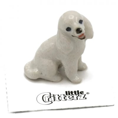 Pudel porslinshund