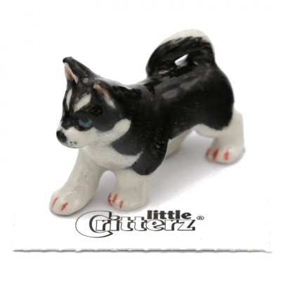 Siberian husky porslinshund