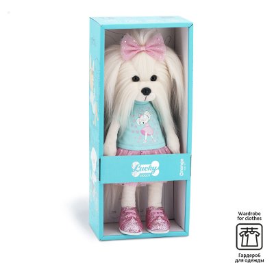 Lucky Mimi MimiDab docka med ram inuti - malteser