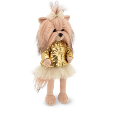 Lucky Yoyo Golden Jacket docka med ram inuti - yorkshireterrier