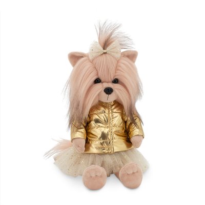 Lucky Yoyo Golden Jacket docka med ram inuti - yorkshireterrier