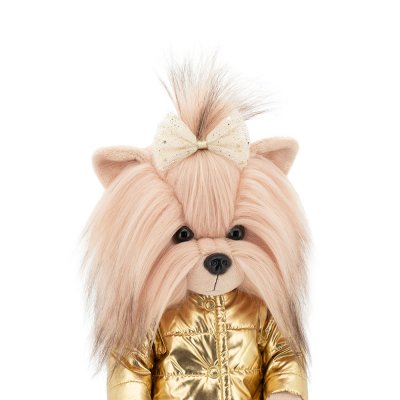 Lucky Yoyo Golden Jacket docka med ram inuti - yorkshireterrier