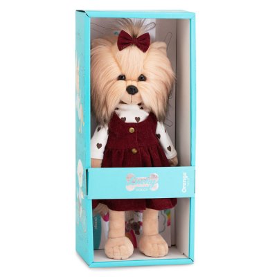 Lucky Yoyo Cozy Casual docka med ram inuti - yorkshireterrier