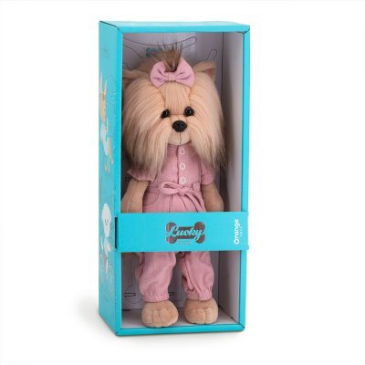 Lucky Yoyo Comfortable Walk docka med ram inuti - yorkshireterrier