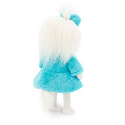 Lucky Mimi Mint Fur Coat docka med ram inuti - malteser