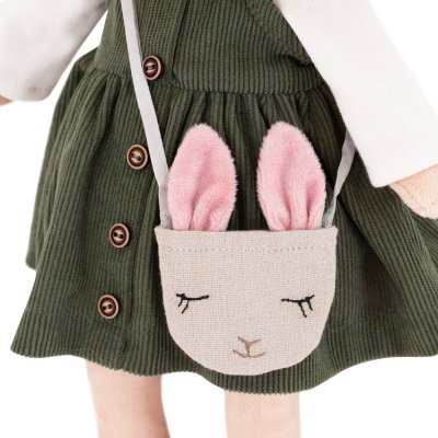 Lucky Fendi Paris Travel docka med ram inuti - maltipoo